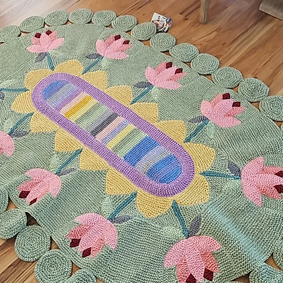 NWT JODI BOISSON HAND MADE RUG - Picture 6 of 16